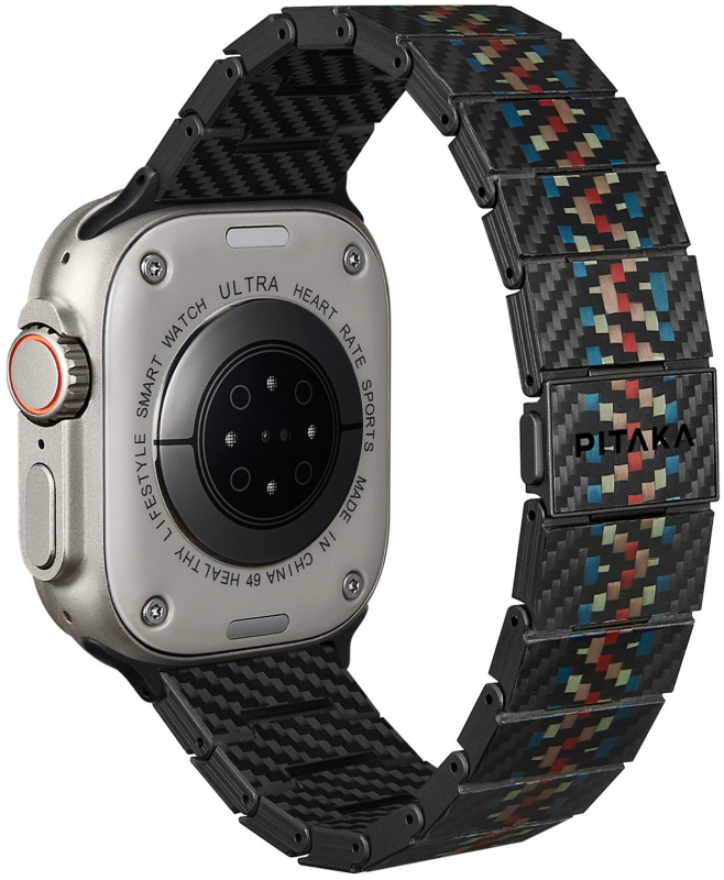 Ремешок Pitaka Modern Rhapsody для Apple Watch, 41/49 мм, карбон