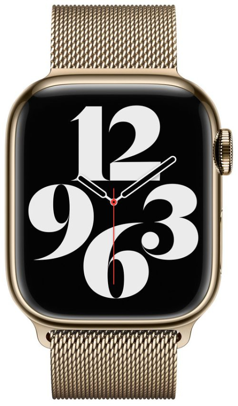 Браслет для Apple Watch 45 мм, миланский сетчатый, золотой
