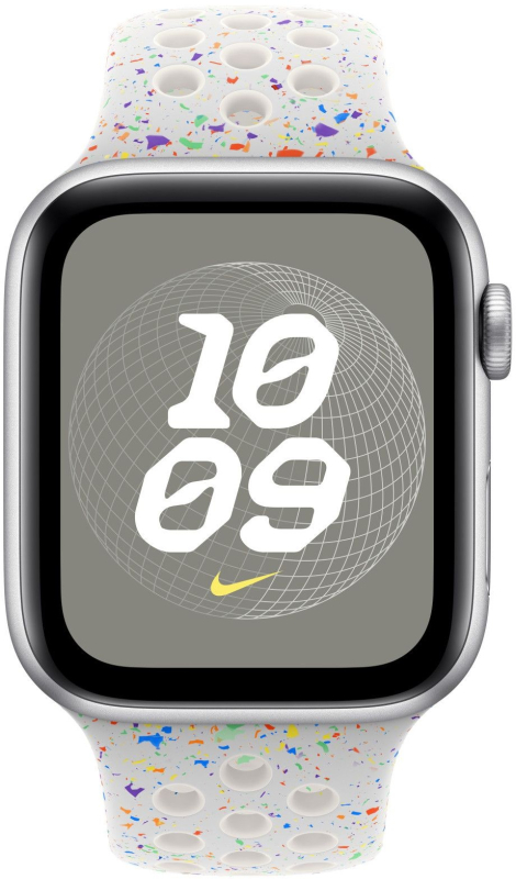 Ремешок Apple 46 мм Nike Sport Band, цвета «чистая платина», размер M/L