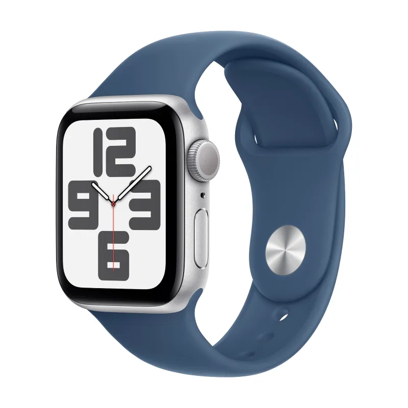 Apple Watch SE (2024) 40mm GPS Midnight Aluminium Case Midnight Sport Band (Темная ночь) S/M