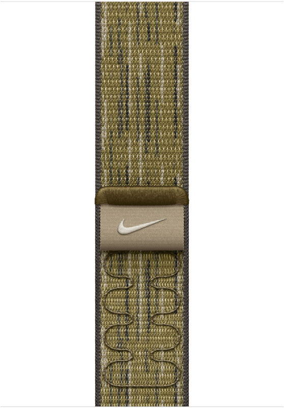 Ремешок Apple Nike Sport Loop 46 мм, зеленый/серый