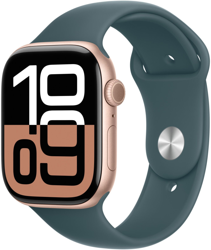 Ремешок Apple Sport Band 46 мм, зеленый, M/L
