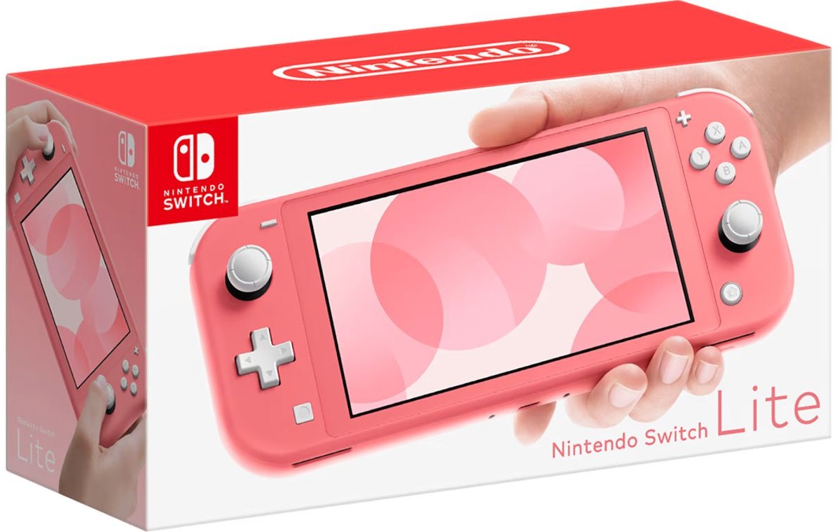 Игровая приставка Nintendo Switch Lite, коралловый