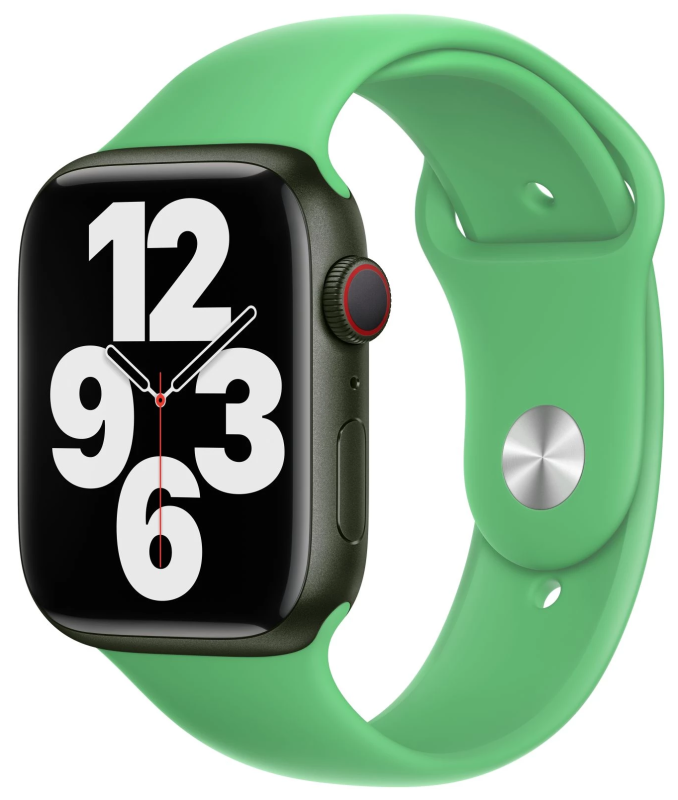 Спортивный ремешок Apple Watch 41 мм зеленый
