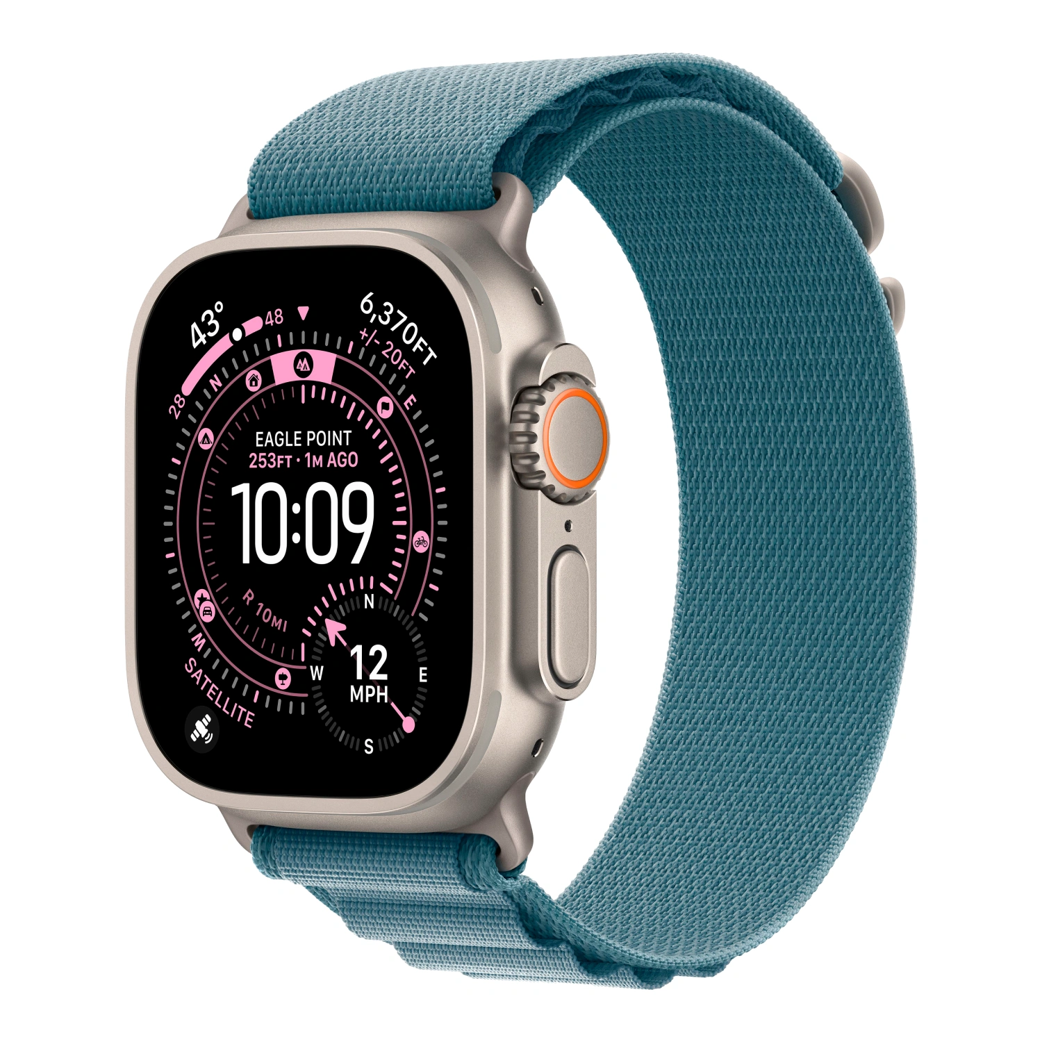 Apple Watch Ultra 3 49mm GPS + Cellular Black Titanium Case Black Ocean Band One Size