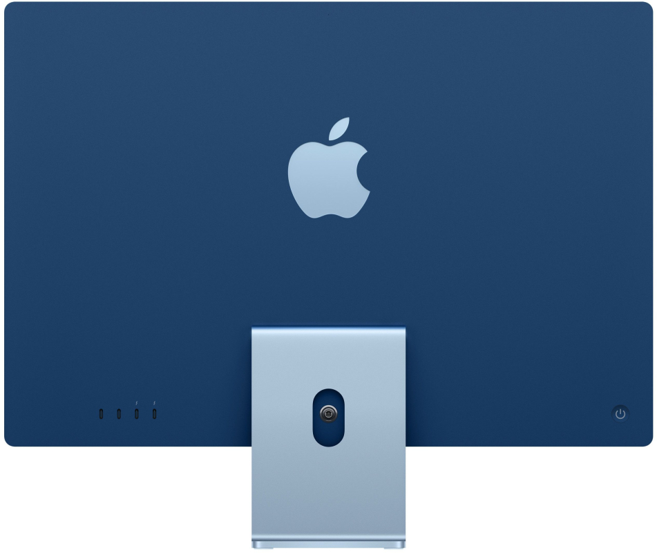 Apple iMac 24" Retina 4,5K, M3 (8C CPU, 10C GPU, 2023), 8 ГБ, 512 ГБ SSD, синий