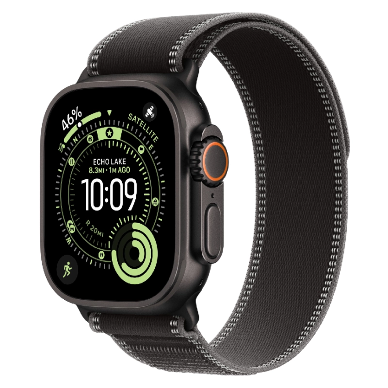 Apple Watch Ultra 3 49mm GPS + Cellular Black Titanium Case Black Ocean Band One Size