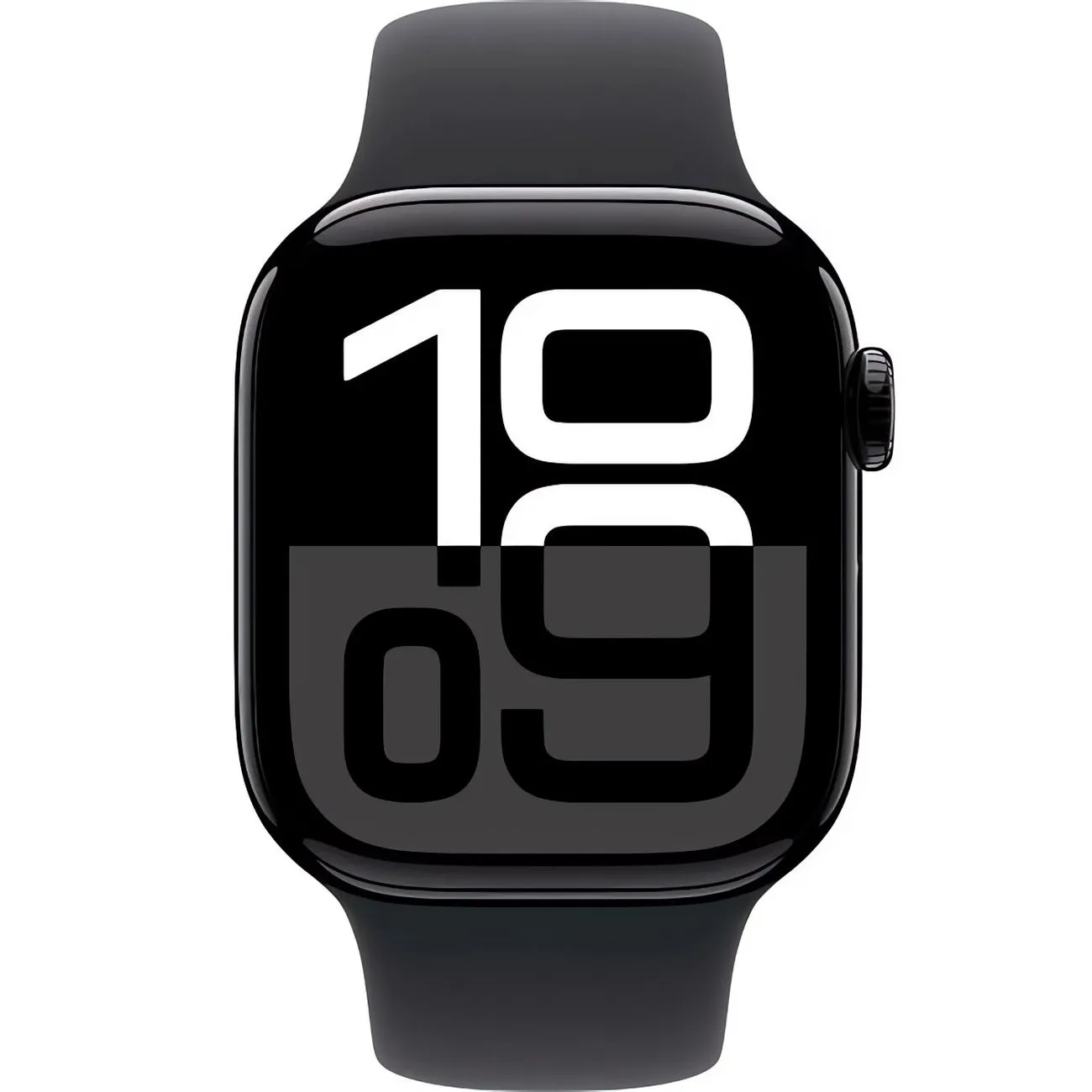 Смарт-часы Apple Watch Series 10 42mm Jet Black Aluminum Case with Black Sport Band, размер S/M