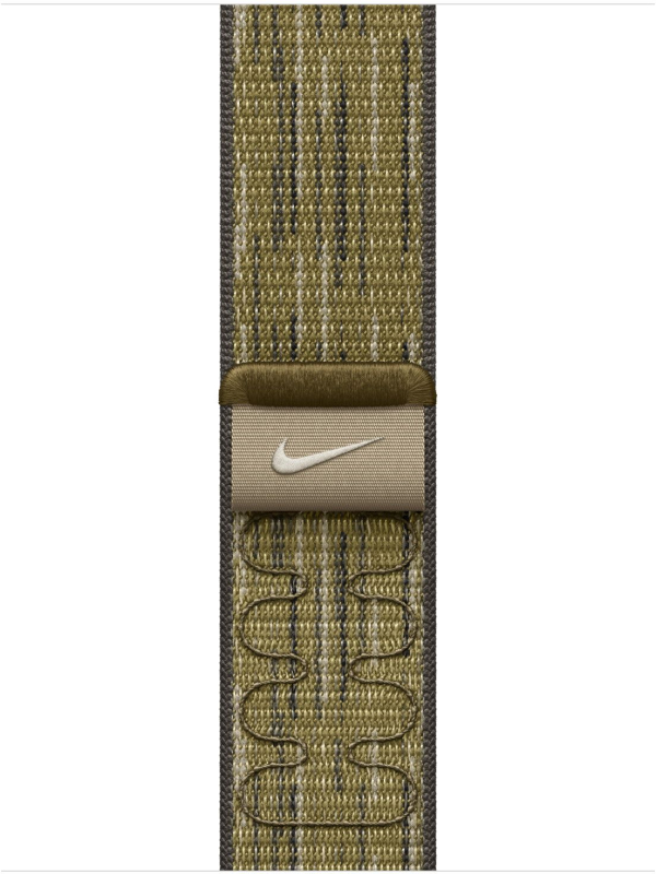 Ремешок Apple Nike Sport Loop 42 мм, зеленый/серый