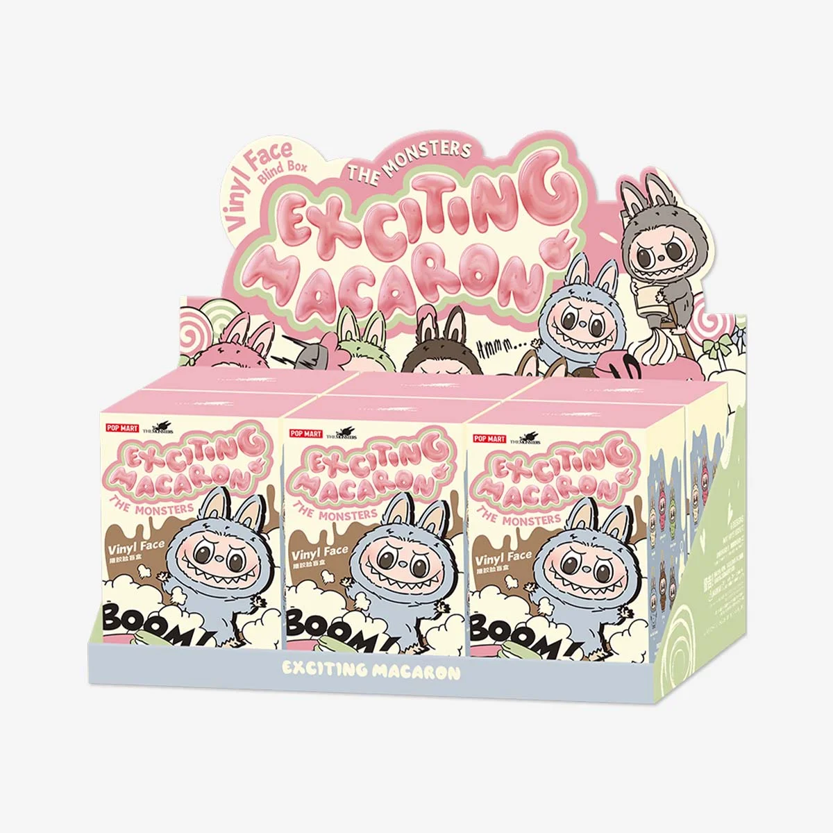 ИГРУШКА POP MART LABUBU: THE MONSTERS MACARONS PENDANT, BLIND BOX