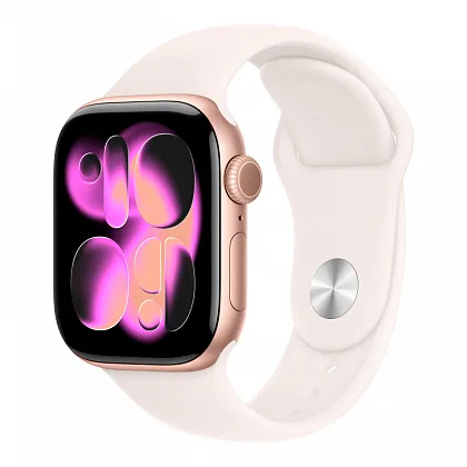 Apple Watch Series 11 42mm GPS Jet Black Aluminum Case Black Sport Band (Черный) S/M
